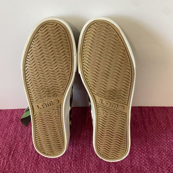 Lamo Lucy Slip On Sneakers Cheetah Print Brown Black Size 8 - Picture 8 of 11